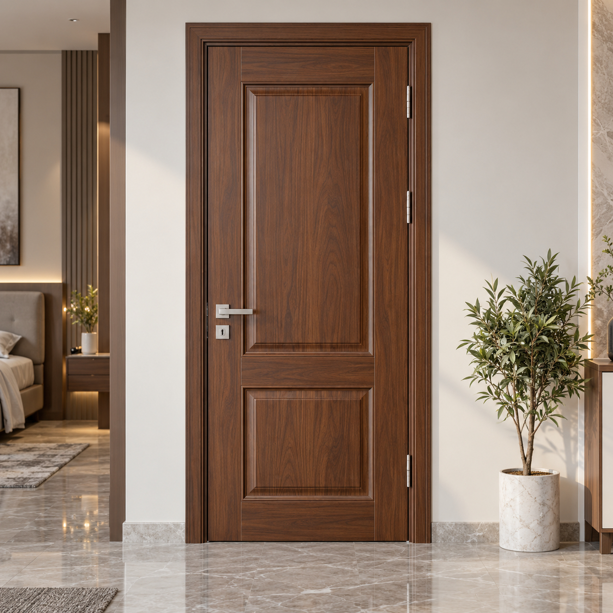 giá cửa thép vân gỗ koffmann